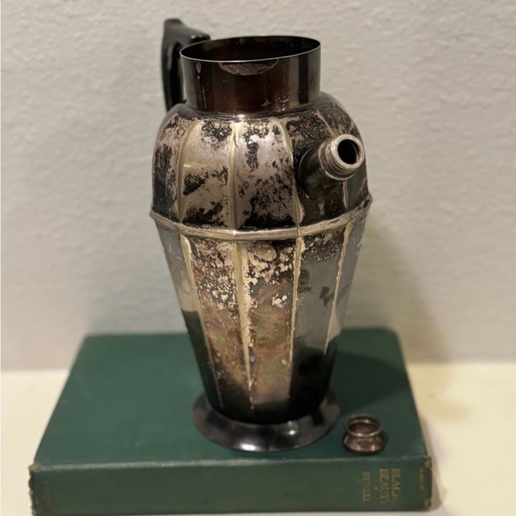 Antique 1920s Art Deco Silver Plated Apollo Bernard Rice & Sons Cocktail Pitcher - Picture 3 of 10